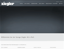 Tablet Screenshot of garageziegler.ch